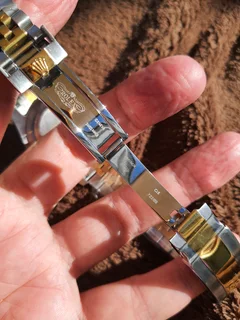 Rolex Datejust Two Tone Wimbledon Dial Mens Automatic Watch