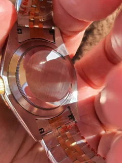 Rolex Datejust Two Tone Wimbledon Dial Mens Automatic Watch