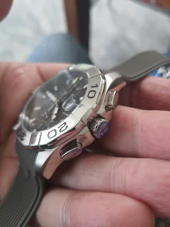 Tag Heuer Aquaracer Mens Automatic Watch Grey Dial