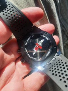 Tag Heuer Carrera 01 Mens Chronograph Watch Skeleton Dial Rubber strap