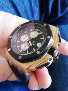 Audemars Piquet Royal Oak Offshore Mens Chronograph Watch Rose Gold