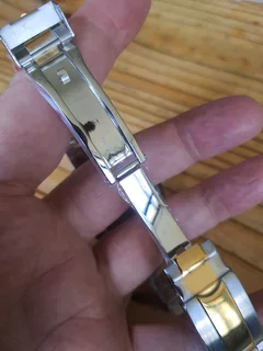 Rolex Datejust Two Tone Black Dial Mens Automatic Watch