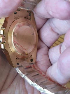 Rolex Submariner Mens Gold Automatic Watch Blue Dial