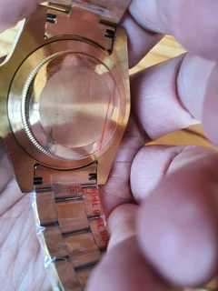 Rolex Submariner Mens Gold Automatic Watch Black Dial