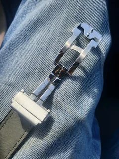 Hublot Classic Fusion Mens Chronograph Watch Grey dial/grey leather