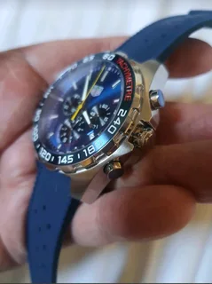 Tag Heuer F1 Red Bull Mens Chronograph Watch Blue Dial