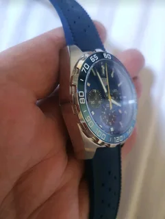 Tag Heuer F1 Red Bull Mens Chronograph Watch Blue Dial