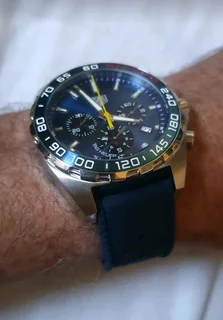 Tag Heuer F1 Red Bull Mens Chronograph Watch Blue Dial