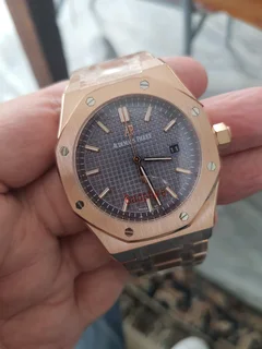 Audemars Piquet Royal Oak Jumbo Mens Automatic Watch Rose Gold