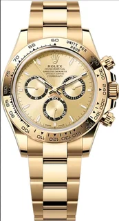 Rolex Gold Daytona Mens Automatic Watch Gold Dial