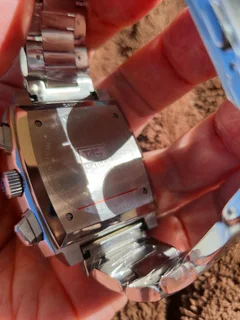 Tag Heuer Monaco Mens Chronograph Watch Blue sunburst dial