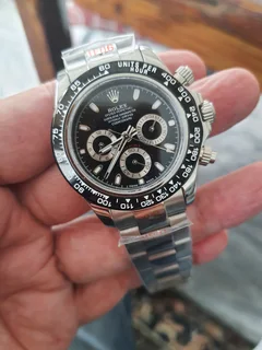 Rolex Daytona Mens Automatic Watch Black Dial