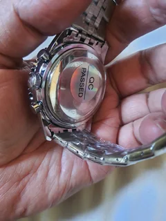 Breitling Navitimer Mens 46mm Chronograph Watch Blue Panda Dial Stainless Steel Bracelet