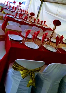 Chair covers R5 for hire