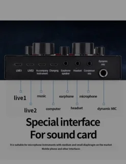 Microphone, Sound Card and Stand (only 2 left)