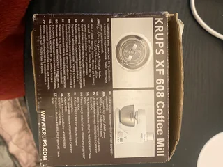 Krups Food Processor Coffee Mill Attachment