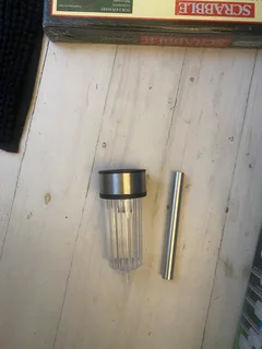 Solar powered garden lights set of 10 in box