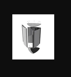 Triangular Tower Sign Frame (210*1800mm) - SF3010