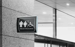 Sign Frame (100x300mm - Double Sided - Wall Mounted)