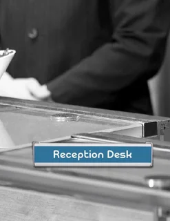 Desk Name Plate Sign Frame (280*50mm) - SN1300