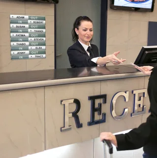 IN / OUT Slide Sign Frame (400*50mm - 10 Boxed - Retail)