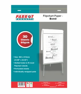 Flipchart Paper Bond 30 Sheets 860*610mm