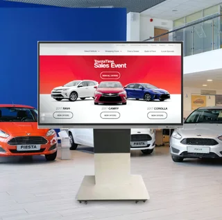 Interactive Touch Panel Stand White Large - IW7103- R 20,499.99