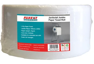 Janitorial Jumbo Roll 158mm 1 ply 650M - R 199.99