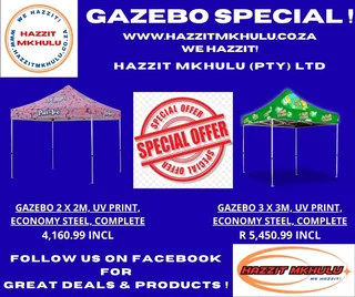 Branded Gazebo Special - Special for Limited Period*