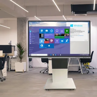 Interactive Touch Panel Mobile TV Stand!