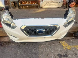 datsun go front bumper &amp; headlight