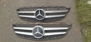 mercedez benz w205 front bumper grill