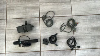 Xbox 360 kinect used but in good condition with additional Xbox 360 cables if needed