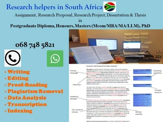 Editing/Proofreading/Writing of Research Proposals/Assignments/Research Project/Dissertation/Thesis
