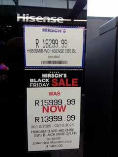 Hisense Fridge H680SMIB-WD