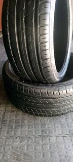 Normal tyres and rims are on sale