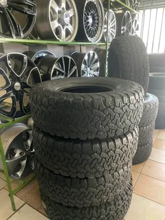 Brands of tyres and rims are on sale