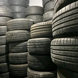 Normal tyres and rims are on sale