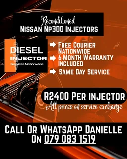 NISSAN NP300 INJECTORS FOR SALE WITH WARRANTY INCLUDED