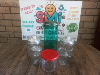 Various Glassware Jars