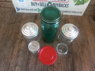 Various Glassware Jars