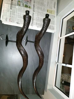 2 x Kudu light decor