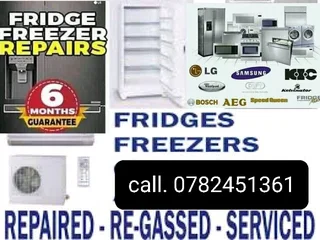 Fridge and freezer repairs on-site