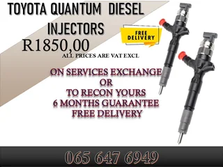Toyota Quantum Diesel Injectors