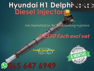 Hyundai H1 Delphi Diesel Injectors