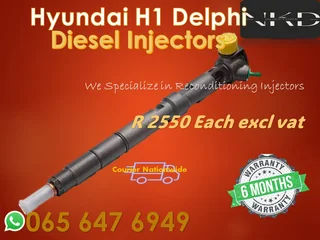 Hyundai H1 Delphi Diesel Injectors