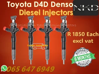 Toyota D4D Diesel Injectors