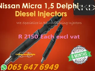 Nissan Micra 1.5 Diesel Injectors