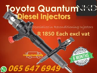 Toyota Quantum Diesel Injectors