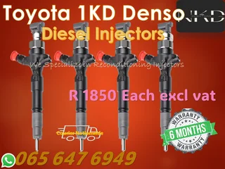 Toyota 1KD Diesel Injectors